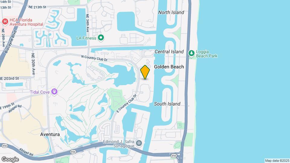 20185 E Country Club Dr Map and Location Details