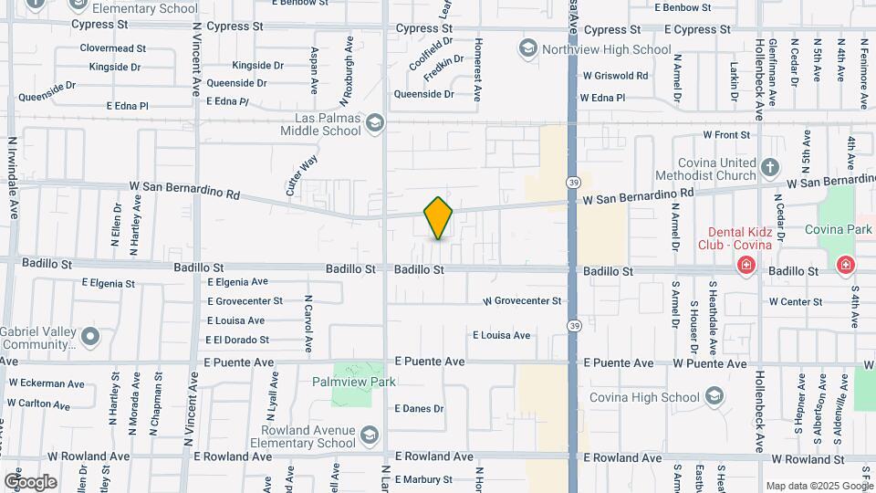1171 W Badillo St Map and Location Details