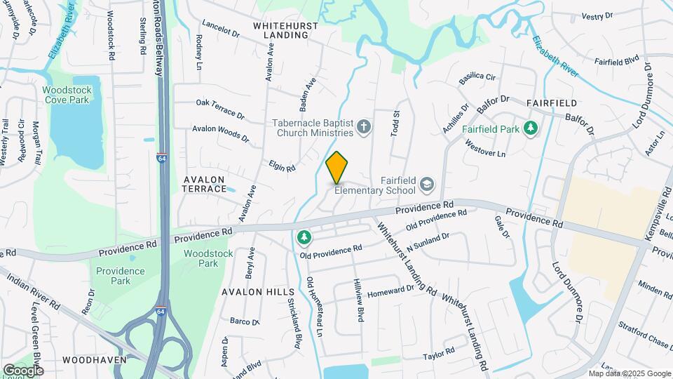 5607 Gates Landing Rd Map and Location Details