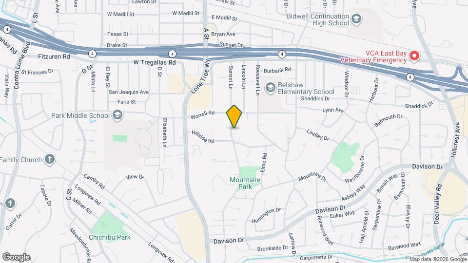 2941 Sunset Ln Mapa y Detalles de la Ubicación