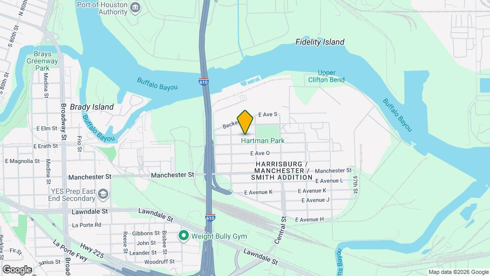 9226 E Avenue Q Map and Location Details