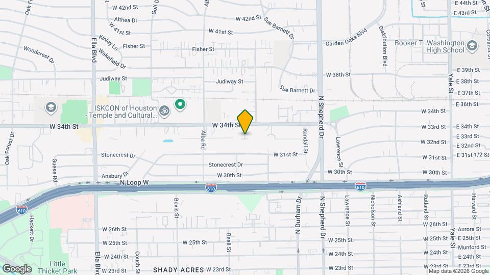 836 Garden Oaks Terrace Map and Location Details