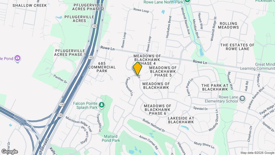 2205 Speidel Dr Mapa y Detalles de la Ubicación