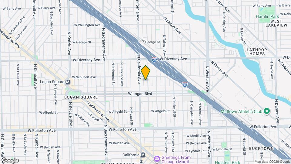 2630 N Fairfield Ave, Unit Coach 2 Map and Location Details