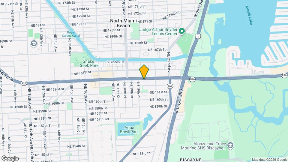 2020 NE 163rd St Map and Location Details