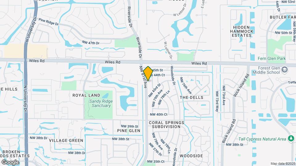 4341 Riverside Dr Map and Location Details