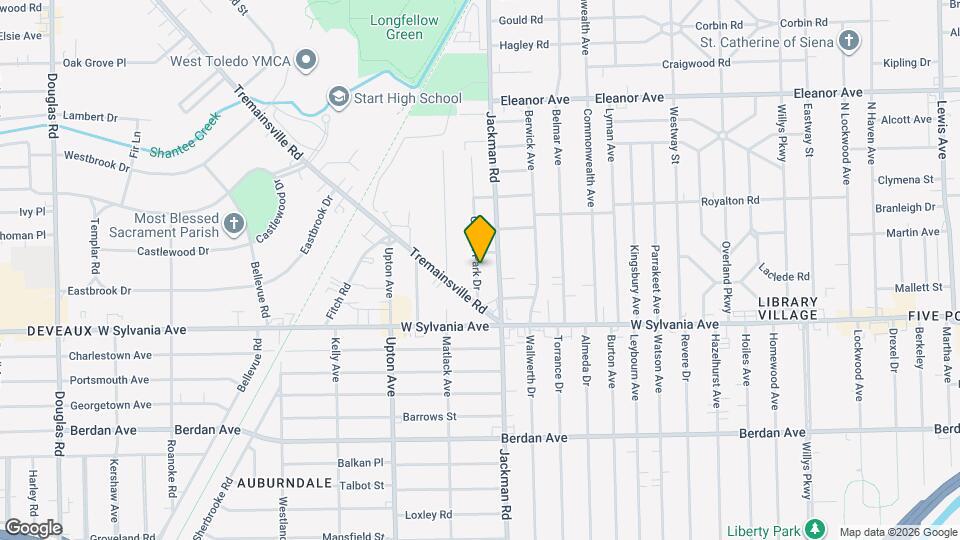 4112 Garden Park Dr Map and Location Details