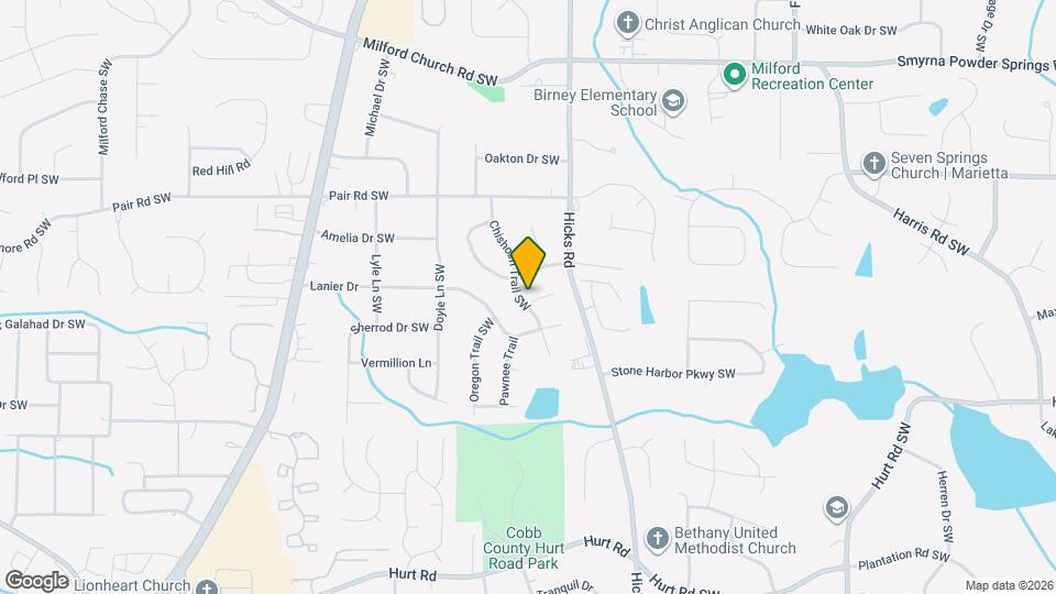 3293 Chisholm Trail SW Mapa y Detalles de la Ubicación