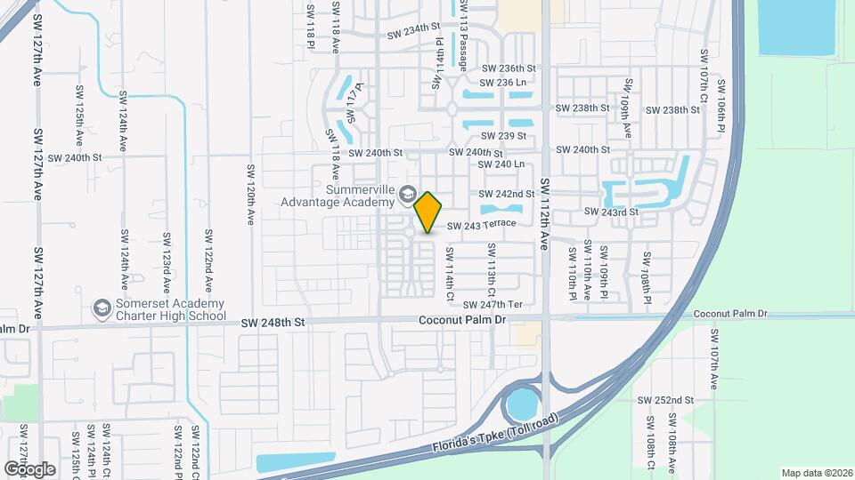 11471 SW 244th Ter Mapa y Detalles de la Ubicación