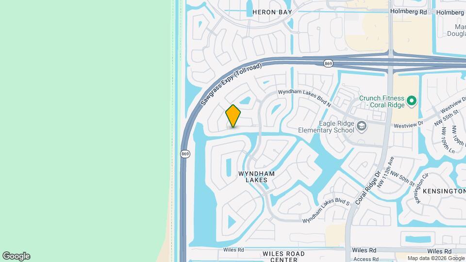12376 NW 53rd St Map and Location Details