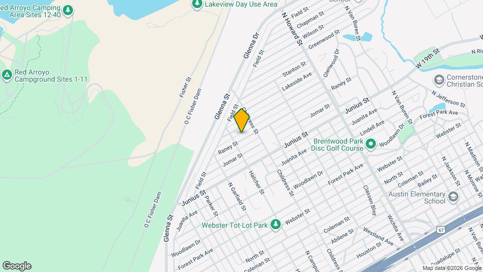 2632 Raney St Map and Location Details