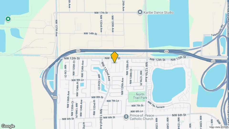 1070 NW 129th Pl Map and Location Details