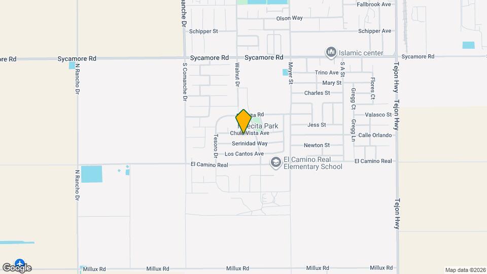 1221 Chula Vista Ave Mapa y Detalles de la Ubicación