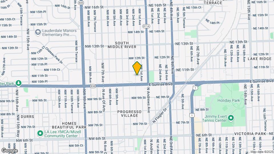 1030 NW 2nd Ave Map and Location Details