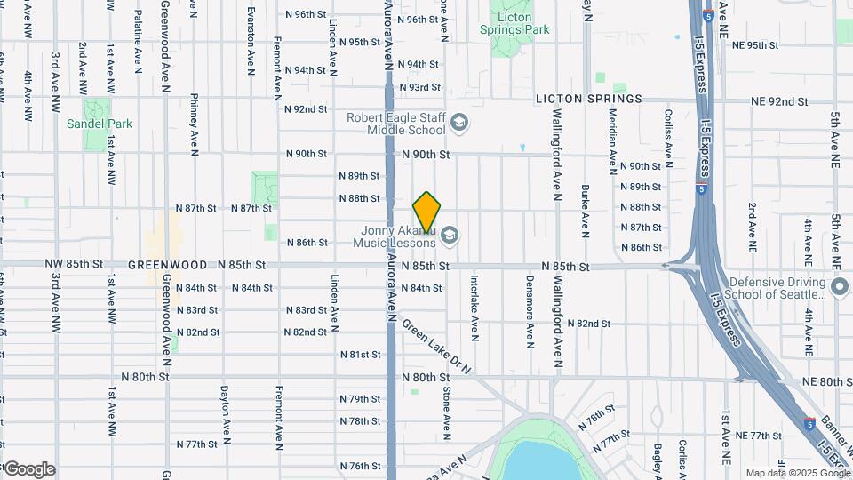 8529 Midvale Ave N Map and Location Details