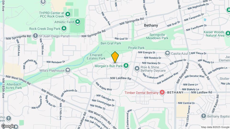 16510 NW Brandberry Dr Map and Location Details