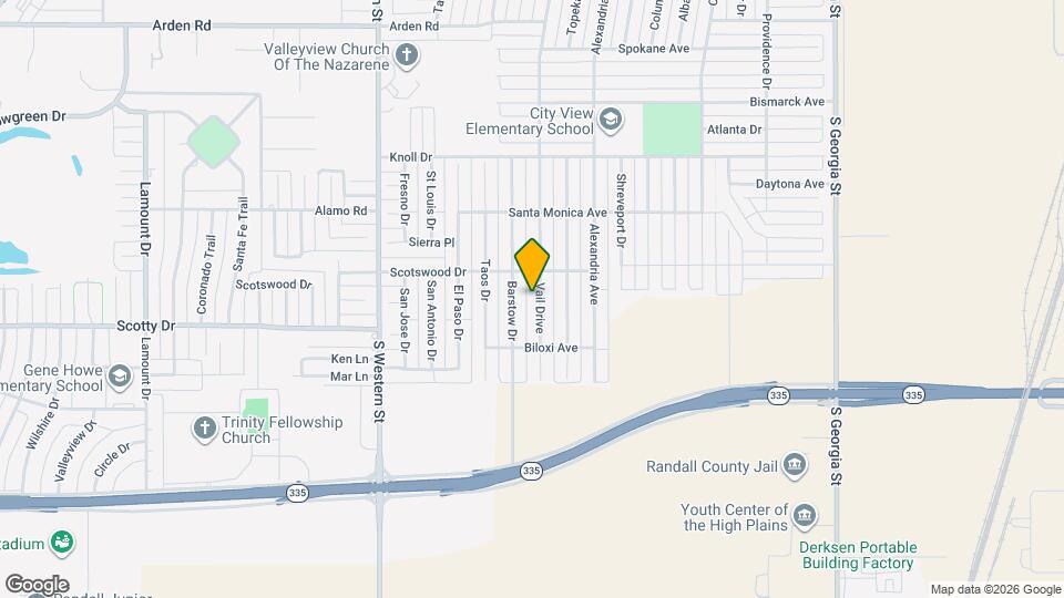 8308 Vail Drive Map and Location Details