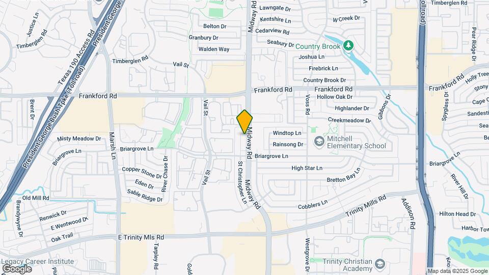 3911 St Christopher Ln Map and Location Details