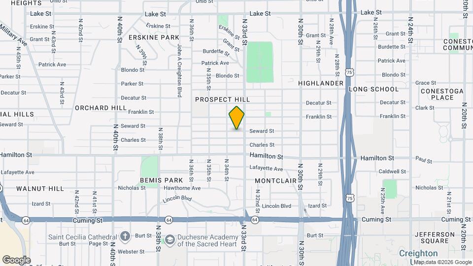 3315 Seward St Mapa y Detalles de la Ubicación