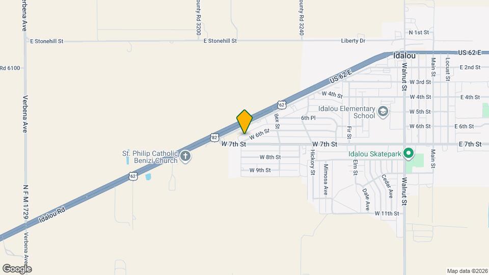 923 W 6th St Map and Location Details