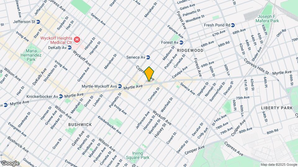 55-27 Myrtle Avenue Map and Location Details