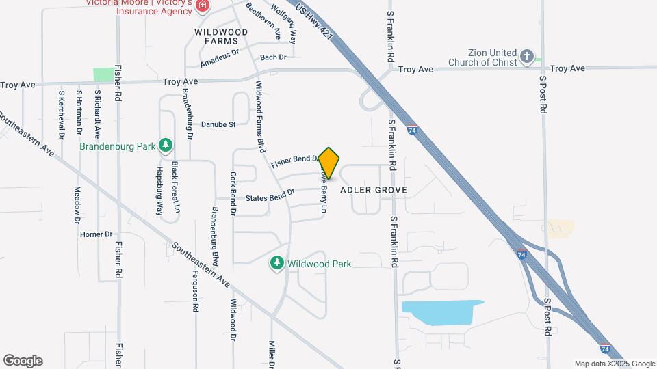 3327 Grove Berry Ln Map and Location Details