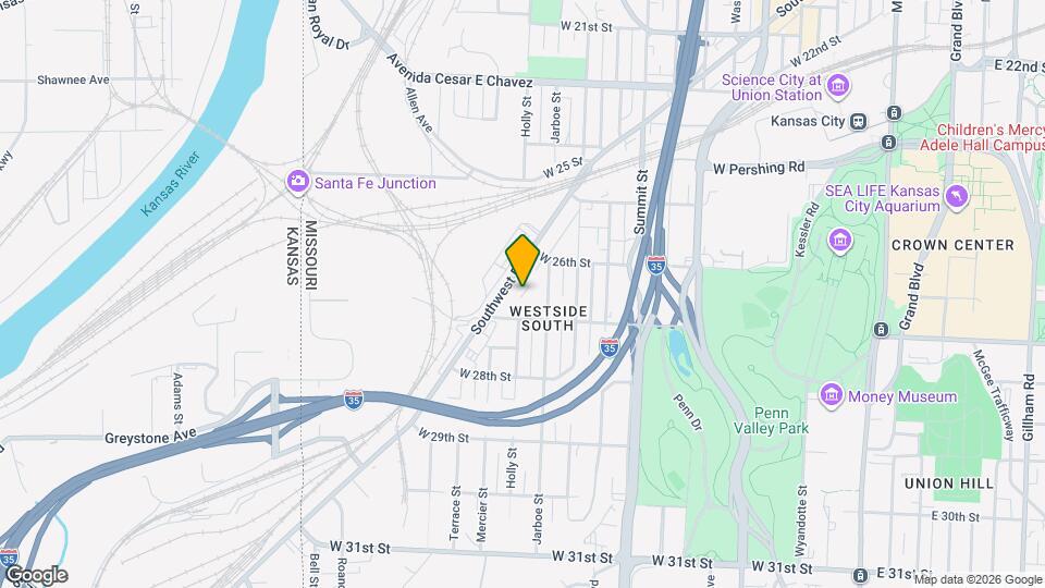 2107 Grand Ave Mapa y Detalles de la Ubicación