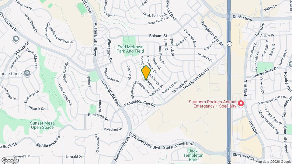 5820 Corinth Dr Map and Location Details