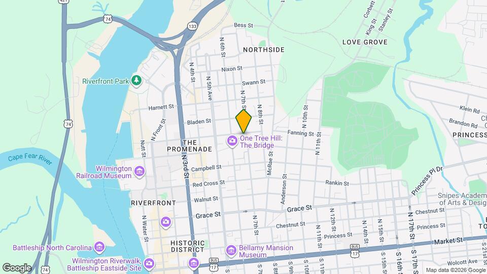 632 Brunswick St Map and Location Details