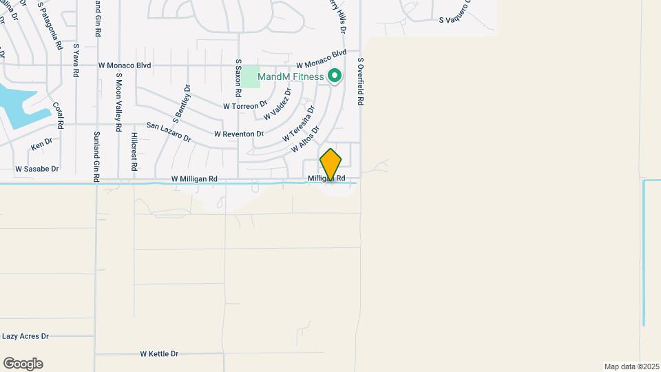 8301 W Milligan Rd Map and Location Details