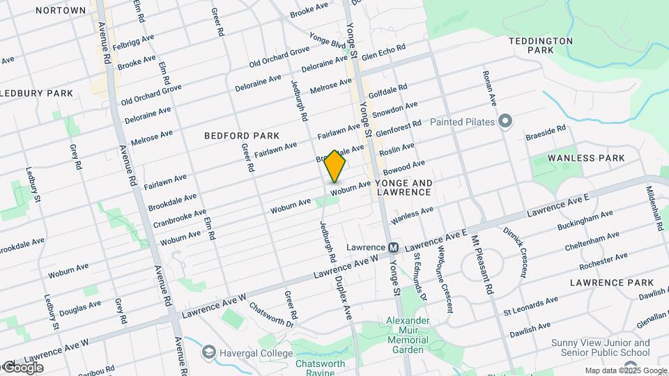 74 Woburn Ave Map and Location Details