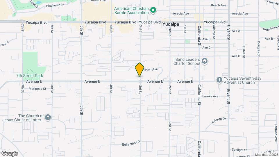 12498 3rd St, Unit 12498 3rd Street Yucaipa Mapa y Detalles de la Ubicación