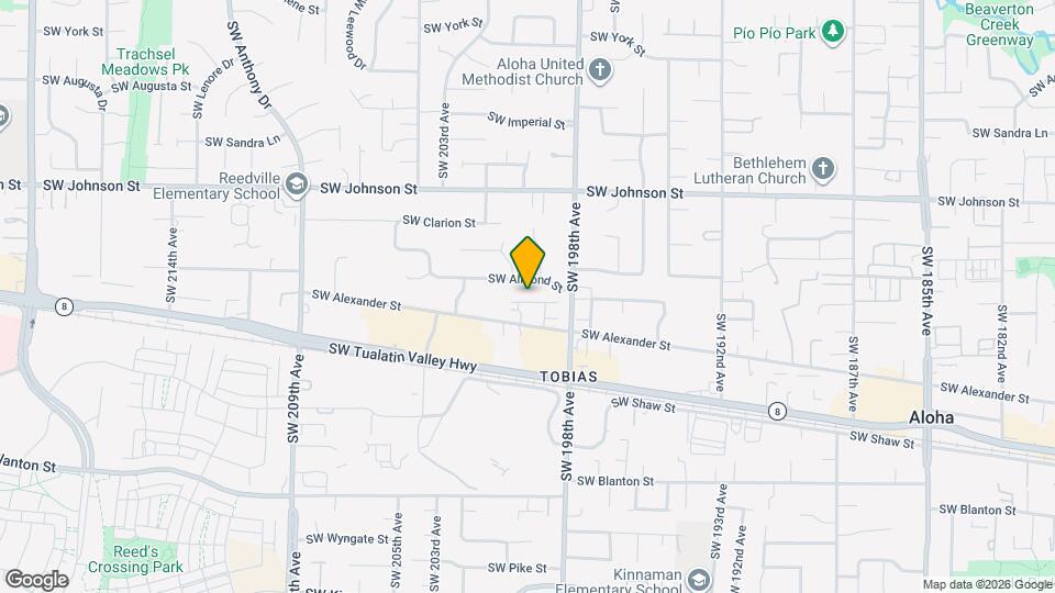 19973 SW Kendall Ln Map and Location Details