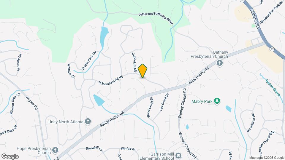 4500 Pine Hill Terrace NE Map and Location Details