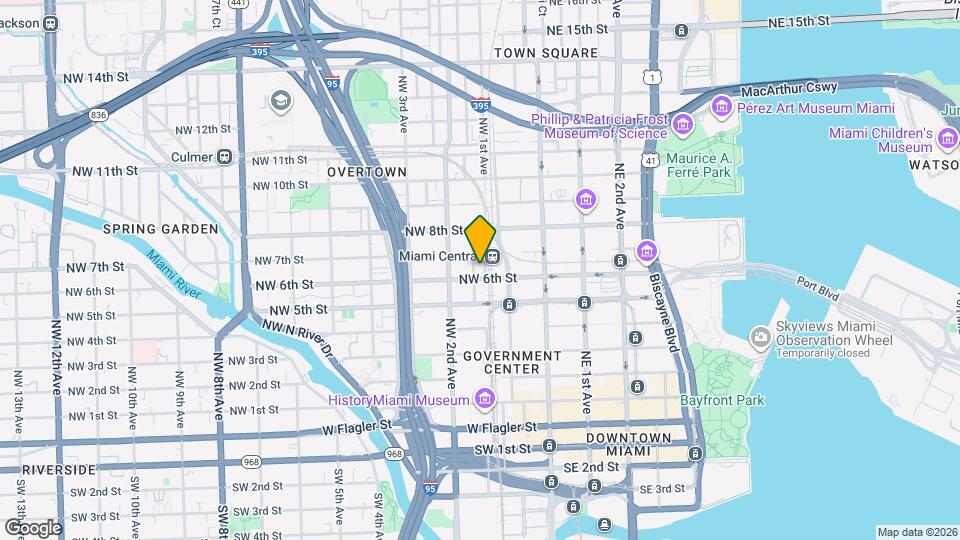 601 NW 1st Ct Map and Location Details