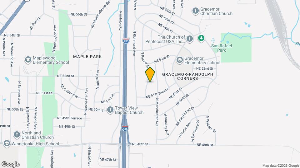 5149 N Palmer Ave Mapa y Detalles de la Ubicación