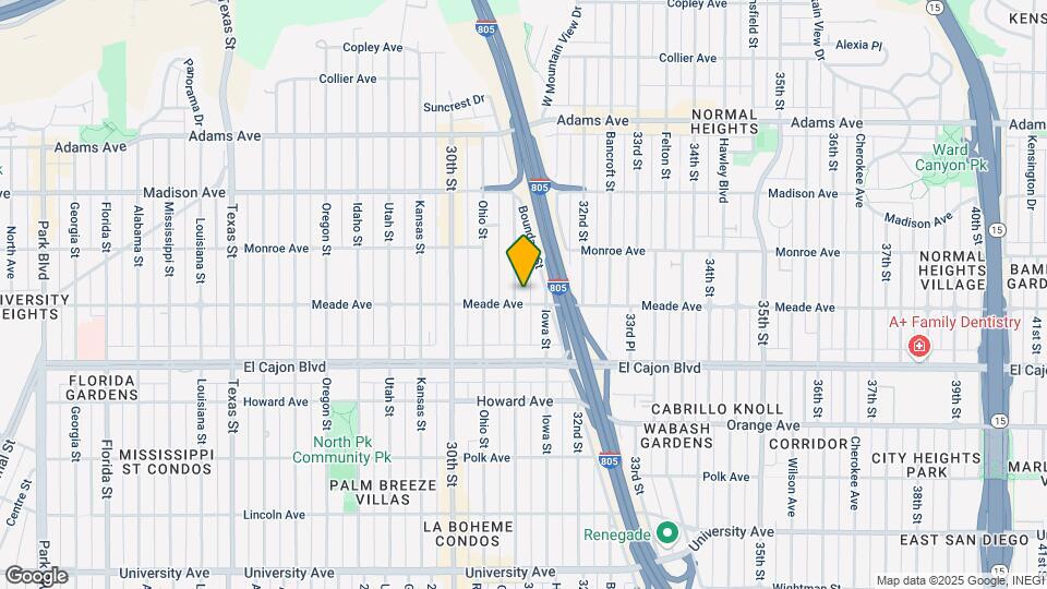 4409-4415 Illinois St Map and Location Details