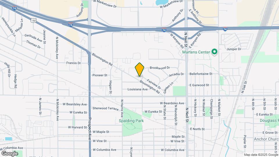 1301 Sunset Dr Map and Location Details