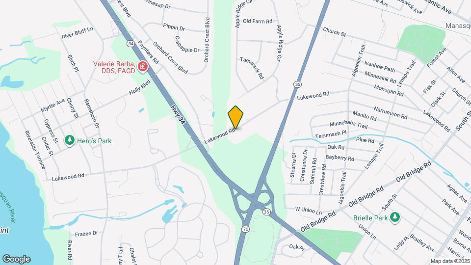 1429 Lakewood Rd Map and Location Details