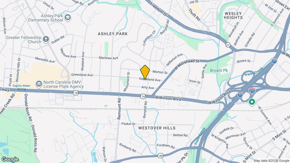 2405 Greenland Ave Map and Location Details