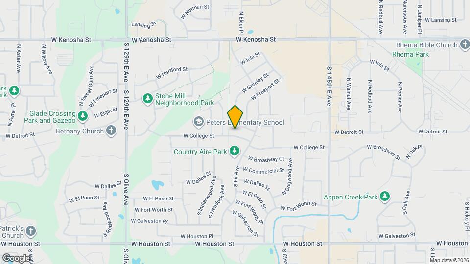 2720 W College St Map and Location Details