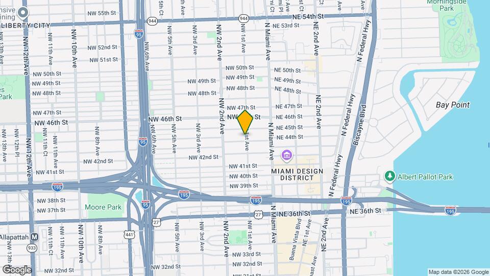4400 NW 1st Ave Mapa y Detalles de la Ubicación