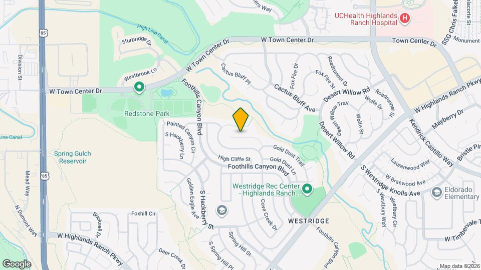 2573 Cove Creek Ct Map and Location Details