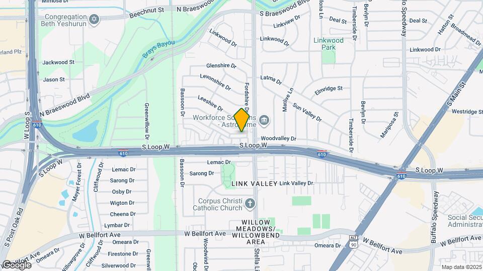 4006 Breakwood Dr Map and Location Details