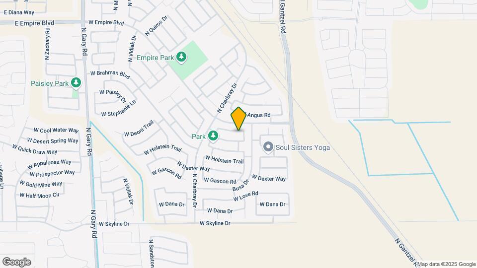 293 W Hereford Dr Map and Location Details