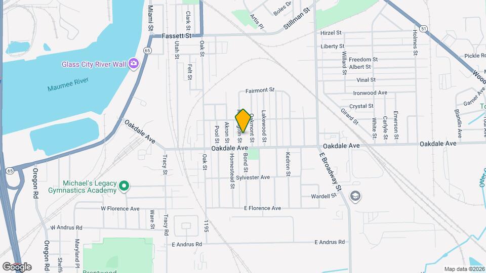 1537 Remington St Map and Location Details