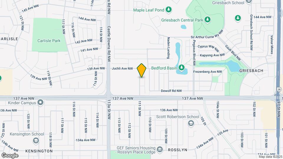 5343 Admiral Girouard St NW Map and Location Details