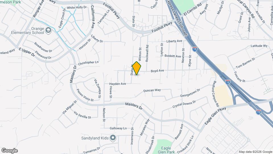 20305 Winton St Mapa y Detalles de la Ubicación