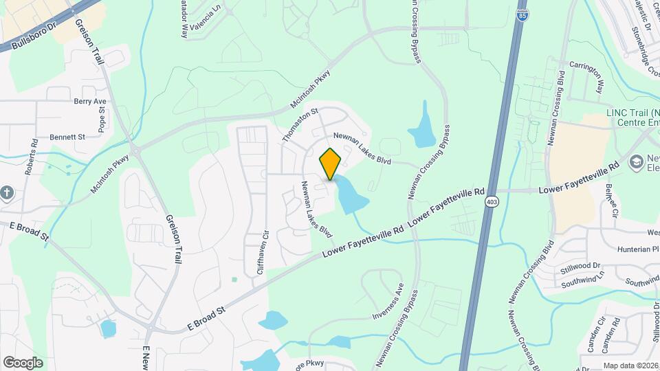 110 Newnan Lakes Dr Map and Location Details