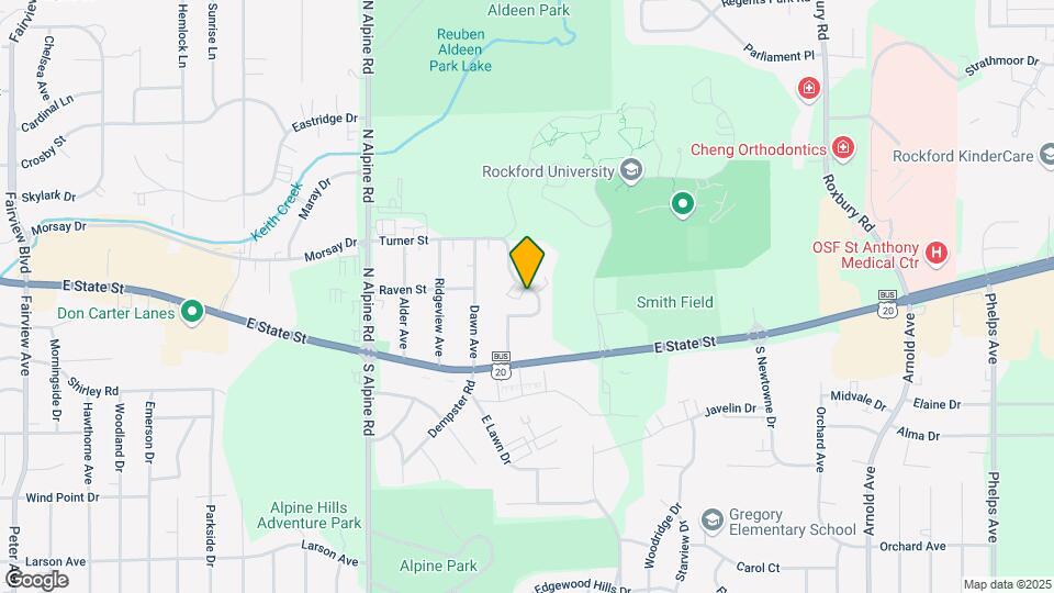 186 Flintridge Dr Map and Location Details